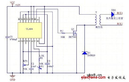 电弧产生原理图