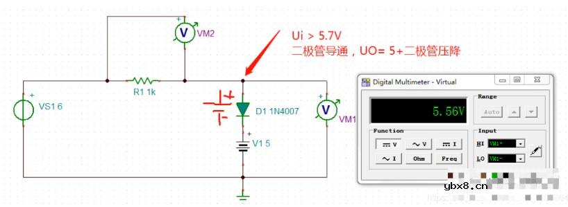 谈一谈二极管的限幅电路