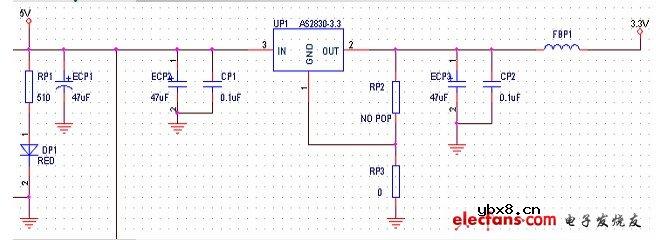 电源、时钟和复位电路图（Altera FPGA开发板）