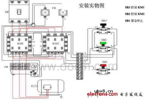 电机正反转电路图分析