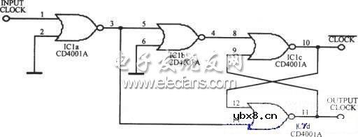 时钟脉冲边沿整形电路图