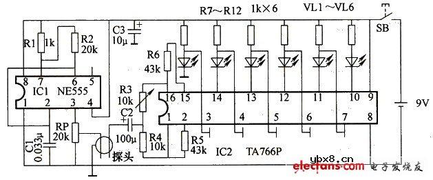 水质检测器电路