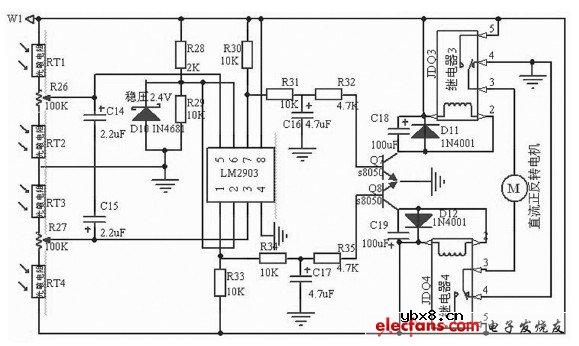 自动跟踪控制器电路