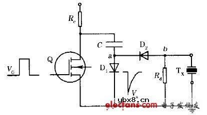 电容瞬间放电原理图