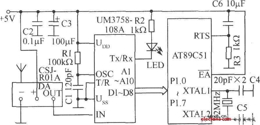 激光自动打靶电路