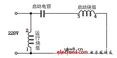 详解单相电机电容接线图