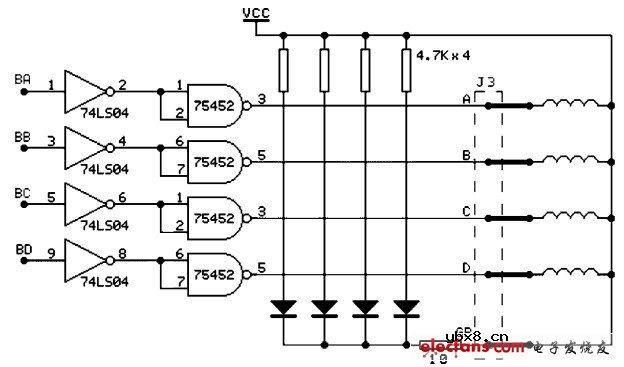 步进电机及其驱动电路原理图