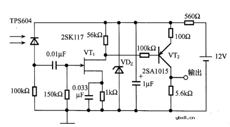 红外接收二极管制作遥控检测电路