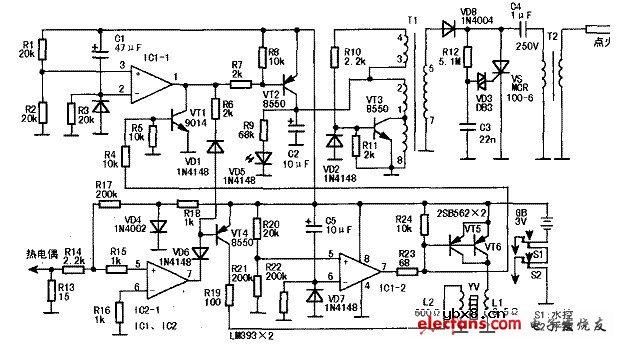 燃气热水器工作原理分析(沈乐满SR-6_5)