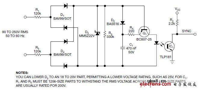 零交越检测器电路