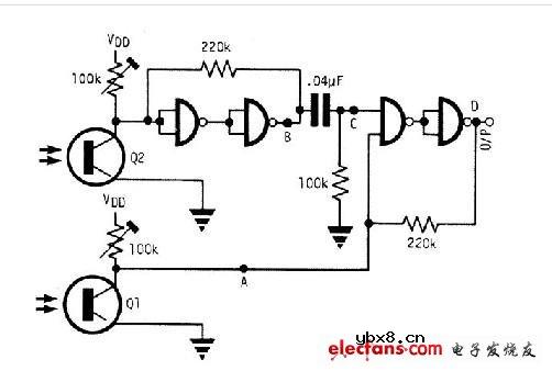 单向感应器电路