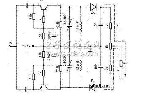 双失谐回路鉴频器实用电路原理图