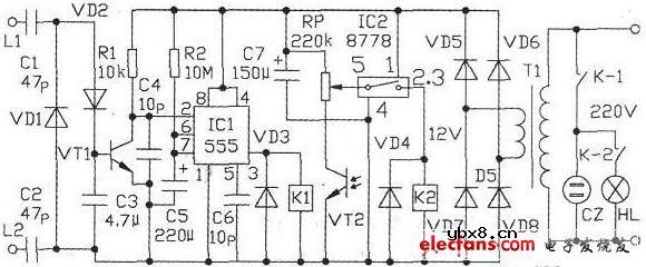 带有迷惑性质的防盗报警电路