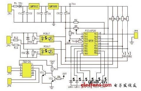 PVS控制系统电路板电路图