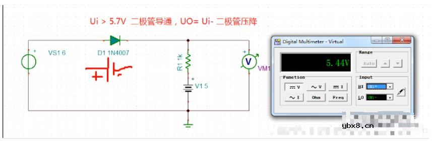 谈一谈二极管的限幅电路