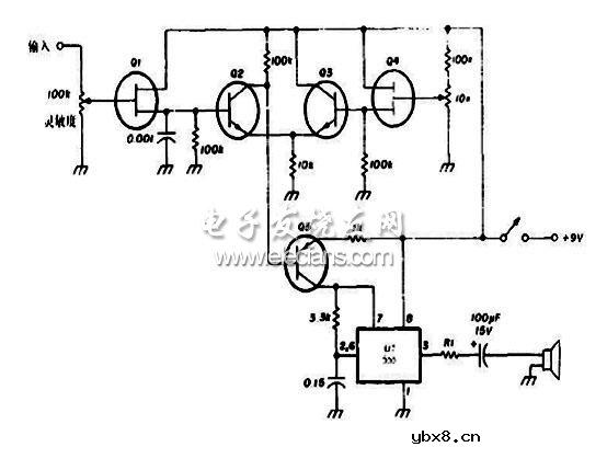 RC音频振荡器电路图