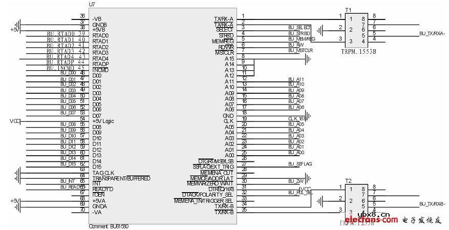 BU-61580外围连接图
