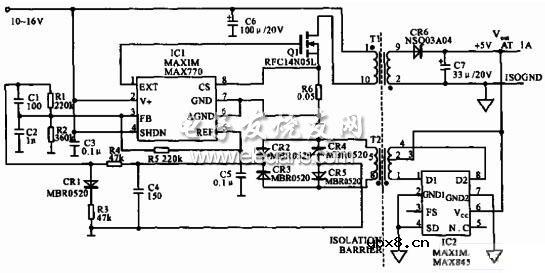 一种步降型变换器电路