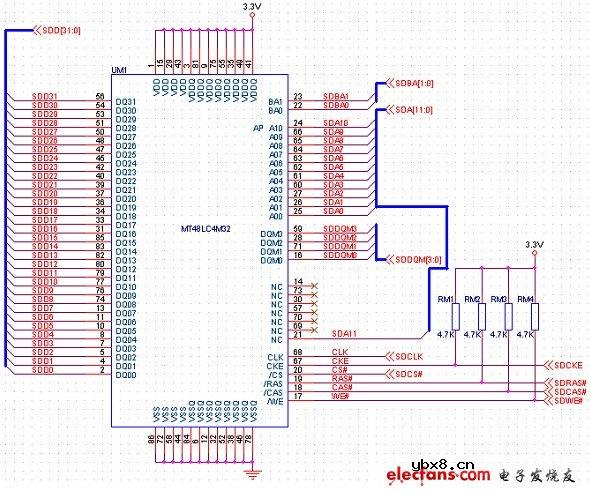 高速SDRAM存储器接口电路设计（Altera FPGA开发板）