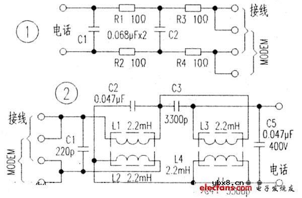 ADSL数据语音分离器