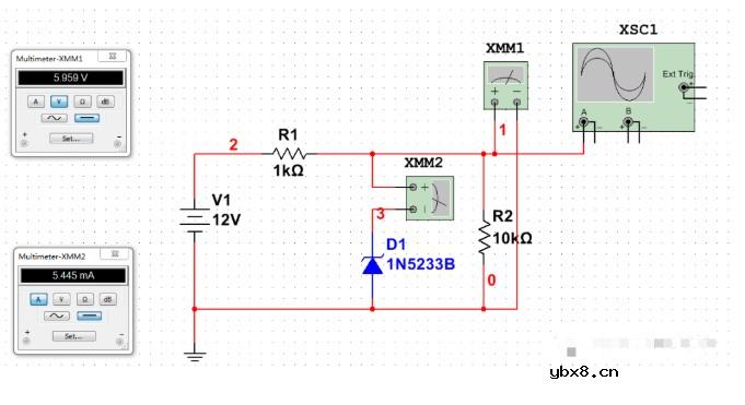 稳压二极管的实际应用以及仿真验证