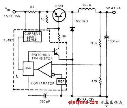 变频开关调节器电路