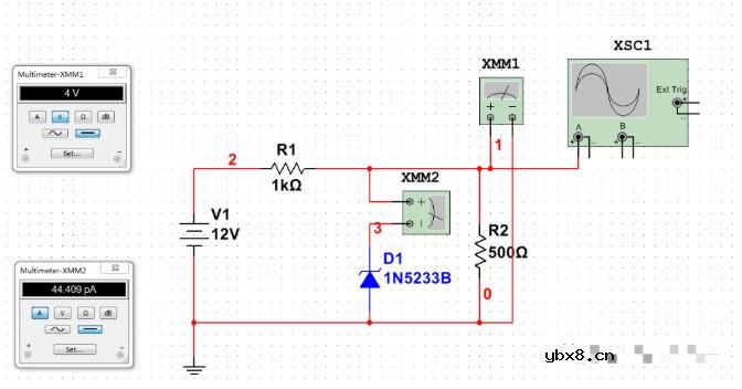 稳压二极管的实际应用以及仿真验证