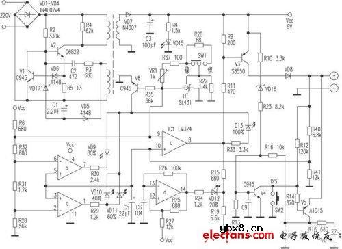 手机万能充电器电路图