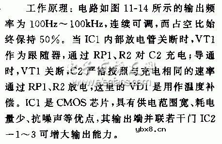50％占空比的振荡器电路