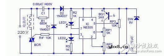 电热毯温控器电路设计图