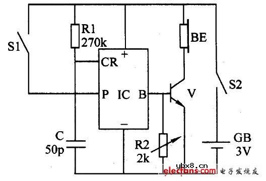 简易坐姿提醒器电路两例