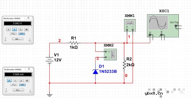 稳压二极管的实际应用以及仿真验证