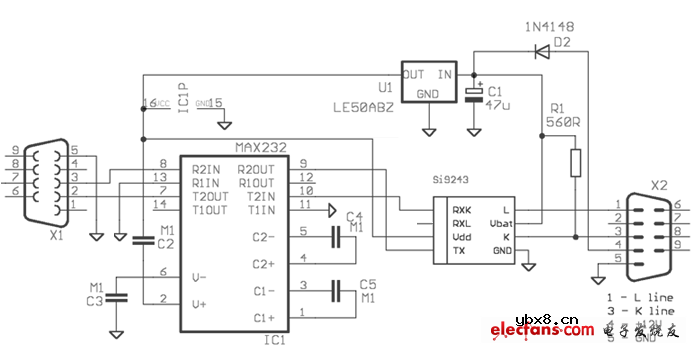 RS232接口电路图精华集锦