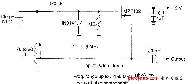 哈特利振荡器电路