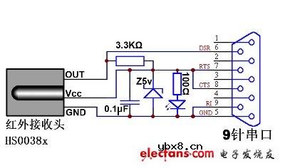 电脑遥控接收器电路