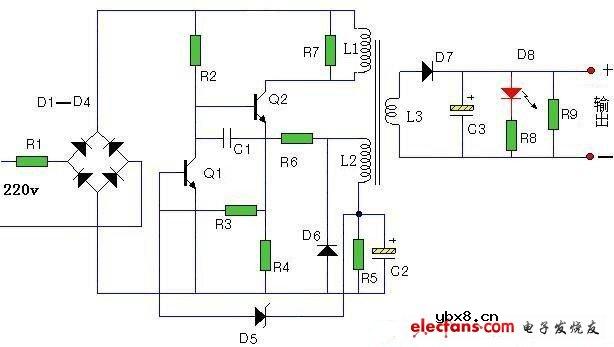 手机电池充电器电路图