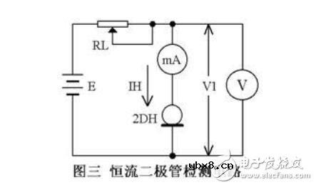 恒流二极管的检测方法