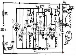电饭煲功率自动调节器电路原理图
