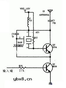 高频(315M)发谢电路图