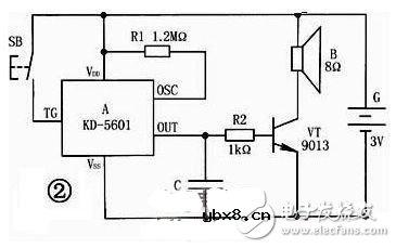 电子爆竹电路设计原理图