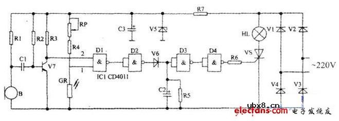 制作声光双控延迟节能灯