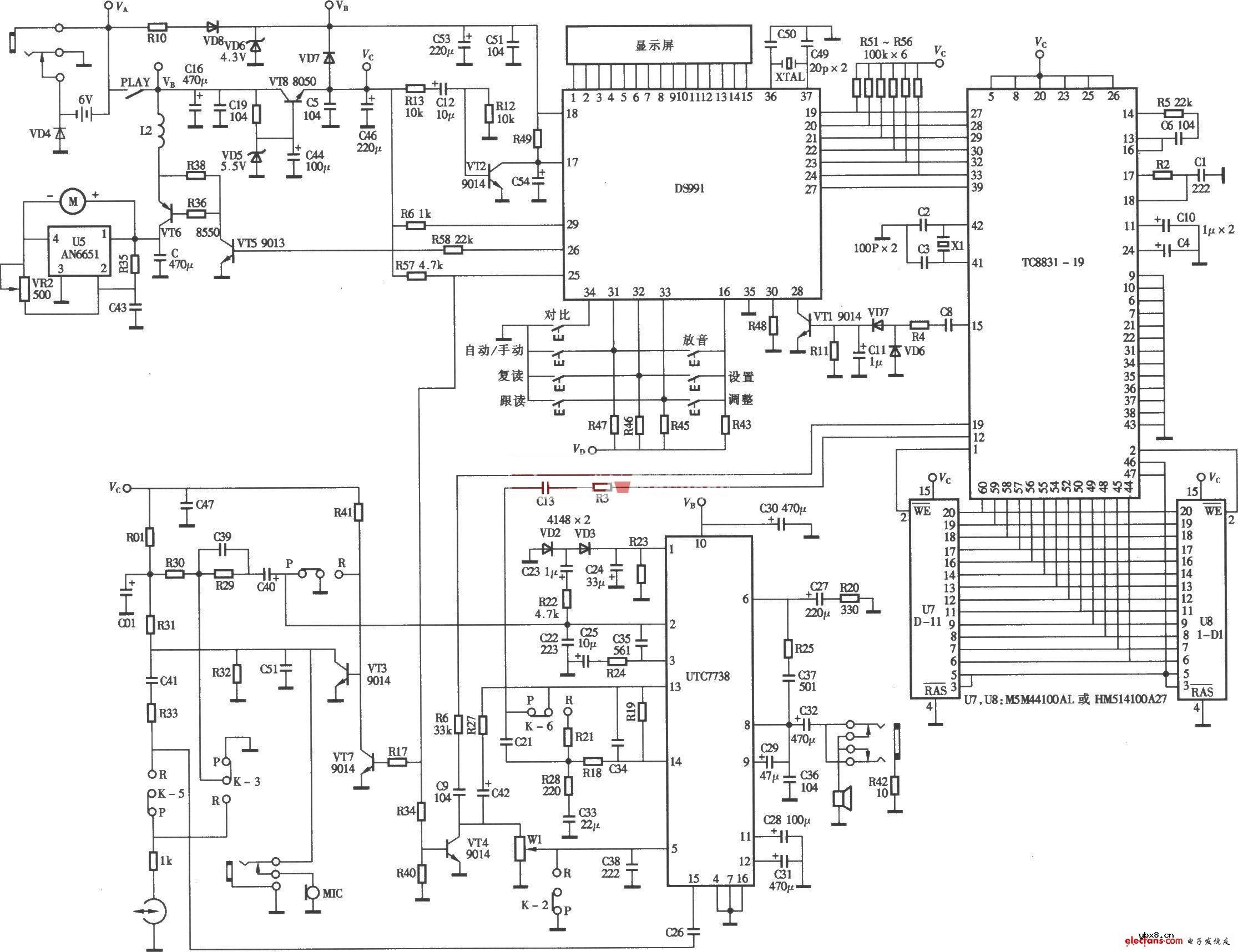 四款复读机电路