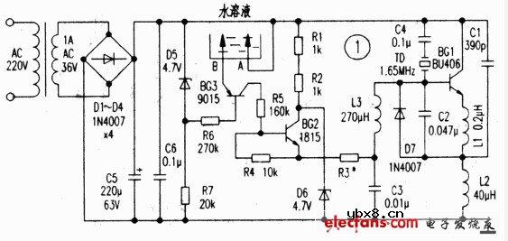 超声波雾化器电路图