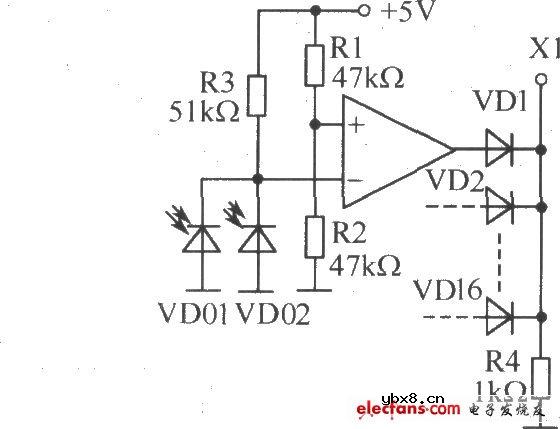 激光自动打靶电路