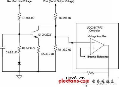 带典型PFC控制器的升压跟随器电路