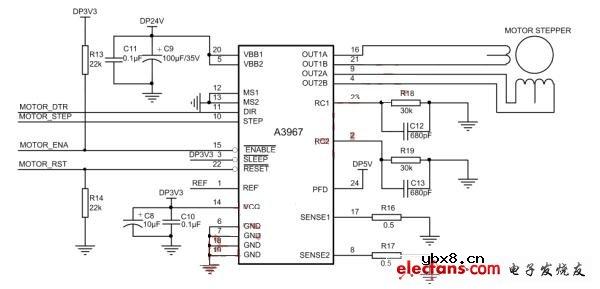 LT2221步进电机驱动电路
