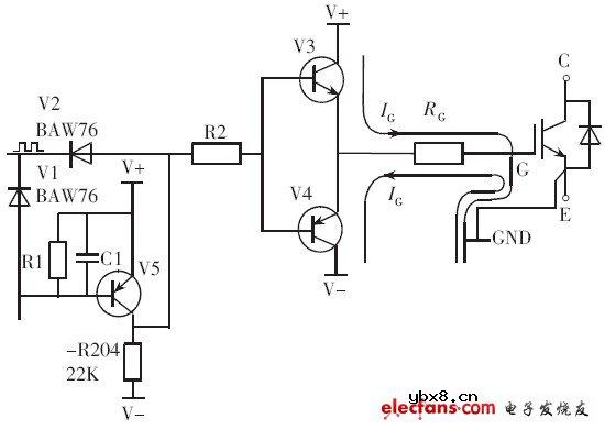 对称栅极控制驱动电路