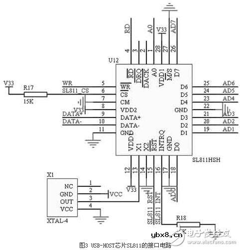 汽车行驶记录仪的数据传输接口电路设计