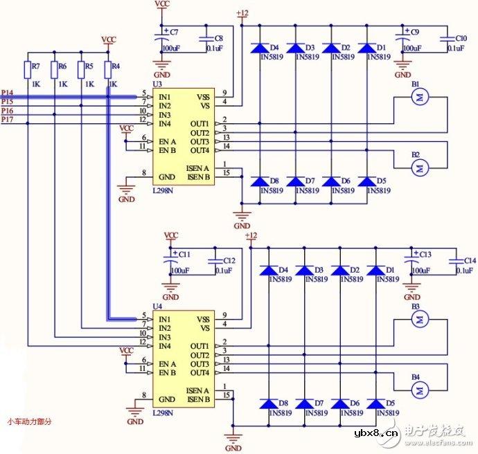 循线机器人小车系统电路模块设计