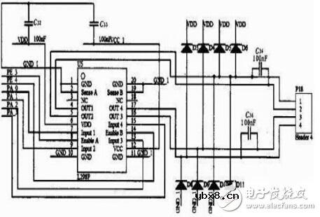 基于Atmega128单片机无人车控制系统电路设计